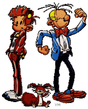 Gif animé Spirou et Fantasio